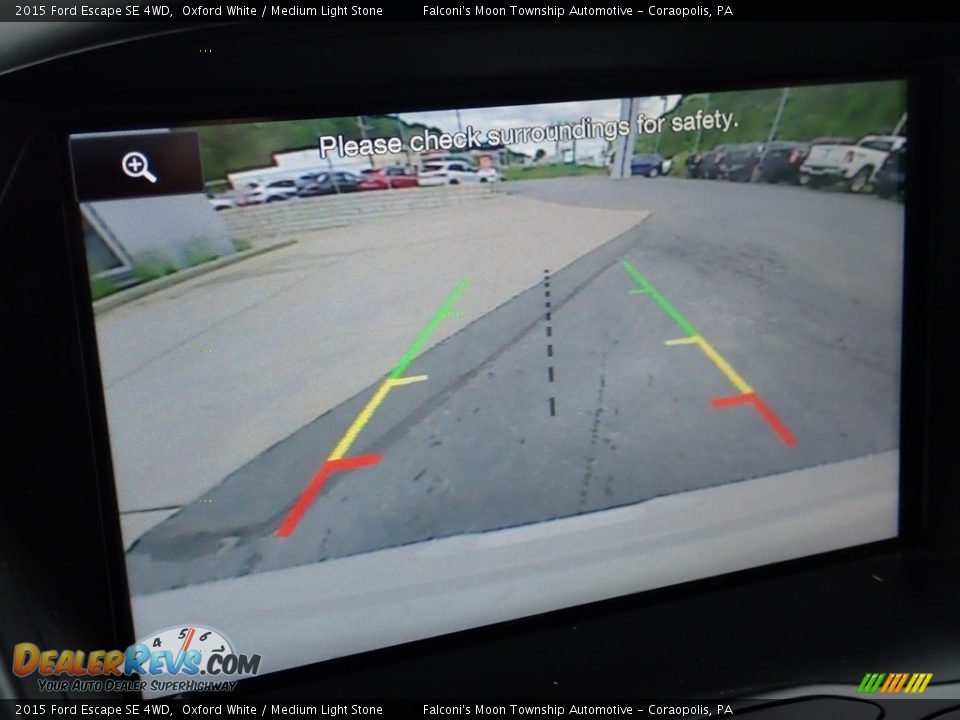 2015 Ford Escape SE 4WD Oxford White / Medium Light Stone Photo #25