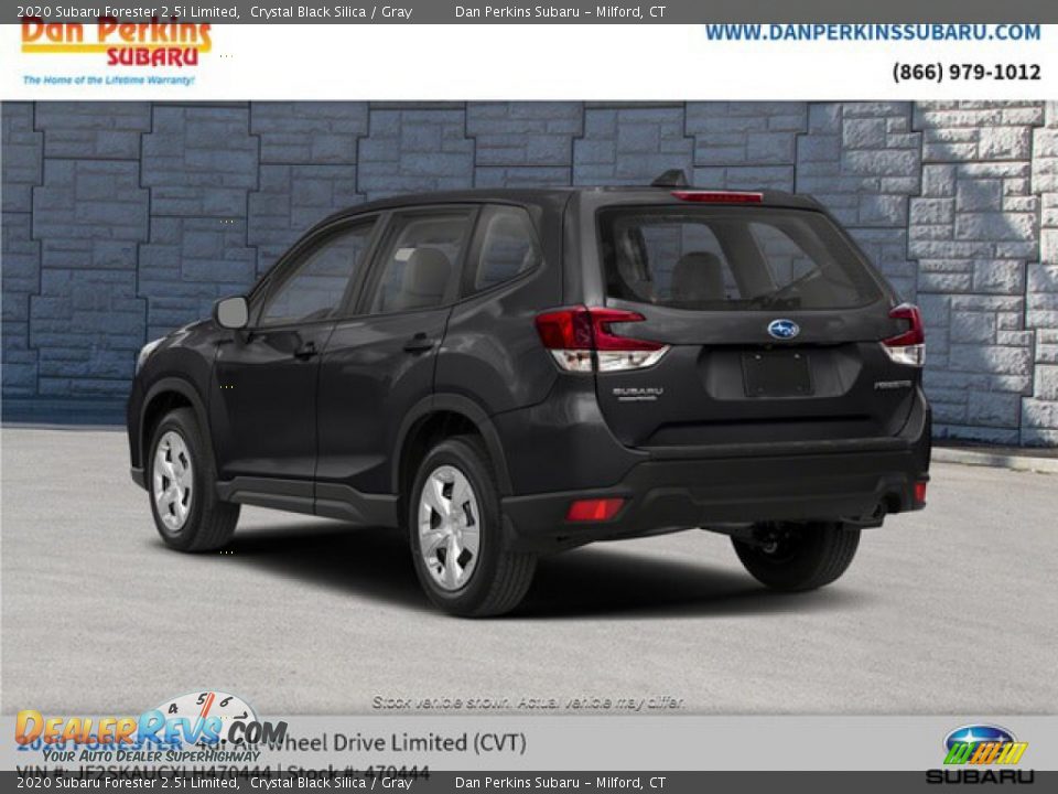 2020 Subaru Forester 2.5i Limited Crystal Black Silica / Gray Photo #6