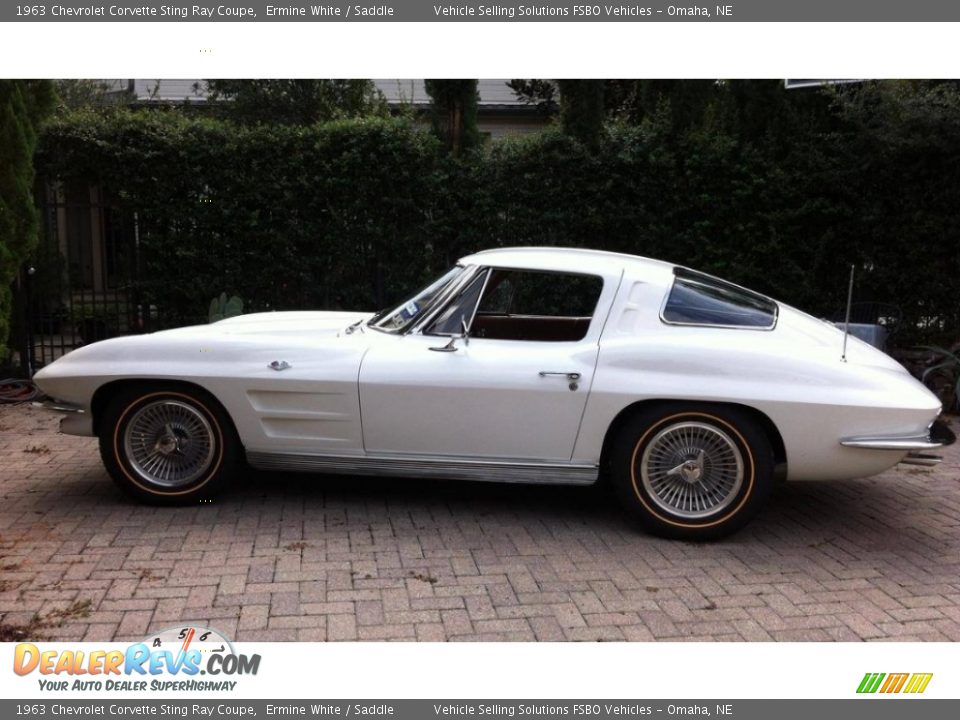 Ermine White 1963 Chevrolet Corvette Sting Ray Coupe Photo #6