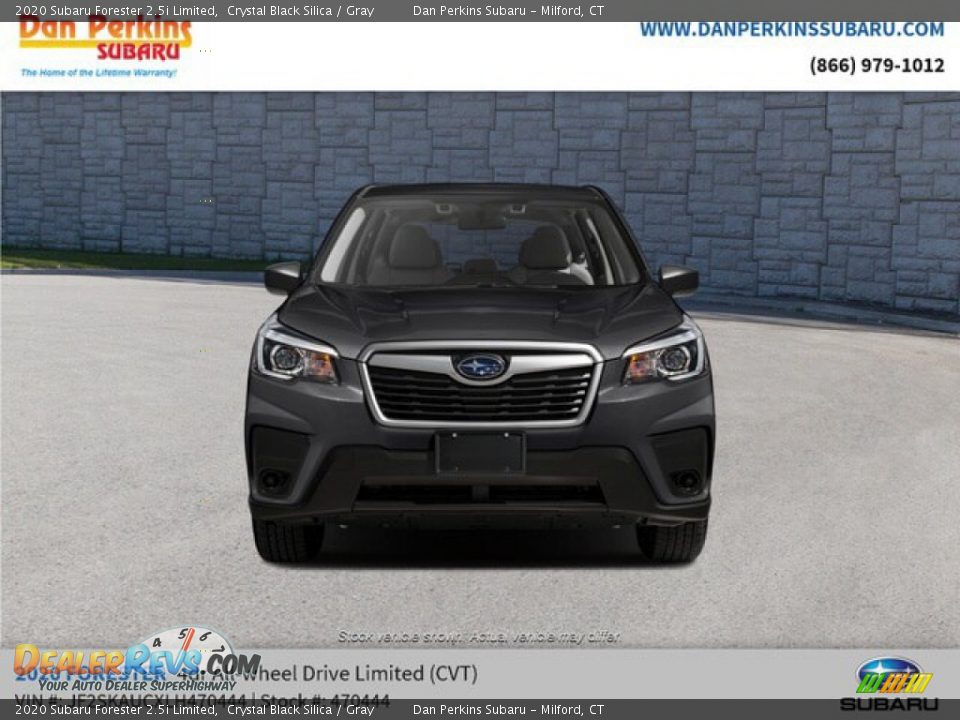 2020 Subaru Forester 2.5i Limited Crystal Black Silica / Gray Photo #7