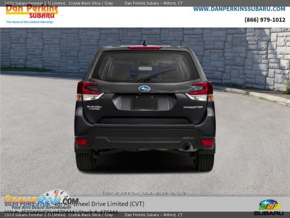 2020 Subaru Forester 2.5i Limited Crystal Black Silica / Gray Photo #8