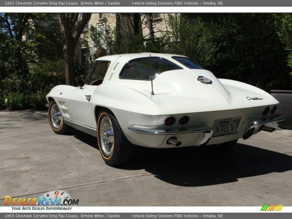 Ermine White 1963 Chevrolet Corvette Sting Ray Coupe Photo #9