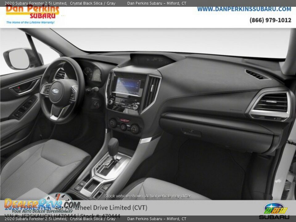 2020 Subaru Forester 2.5i Limited Crystal Black Silica / Gray Photo #14