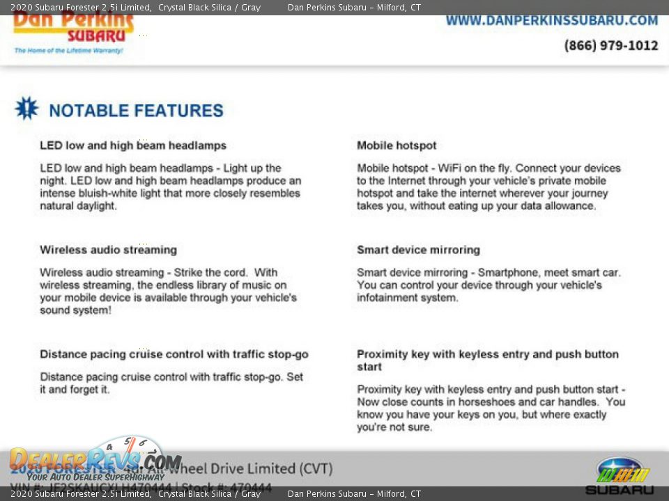 2020 Subaru Forester 2.5i Limited Crystal Black Silica / Gray Photo #15