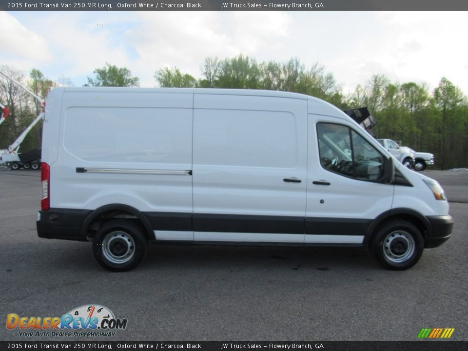 Oxford White 2015 Ford Transit Van 250 MR Long Photo #6