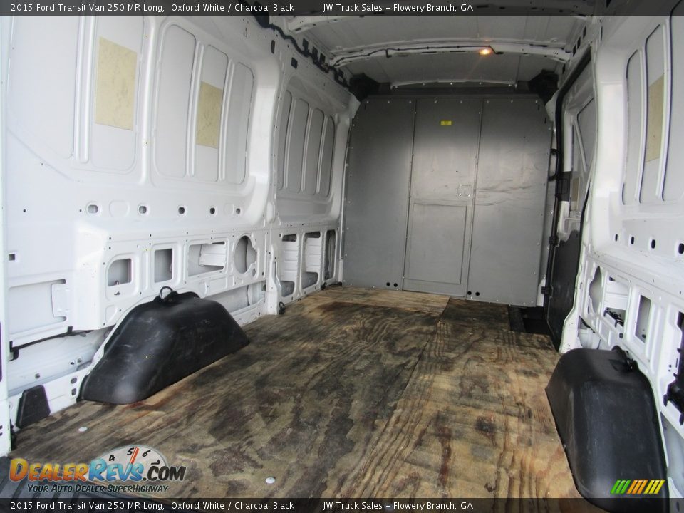 2015 Ford Transit Van 250 MR Long Oxford White / Charcoal Black Photo #11