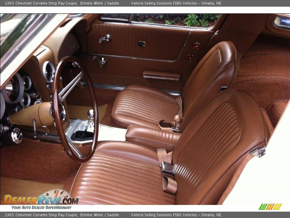 Front Seat of 1963 Chevrolet Corvette Sting Ray Coupe Photo #22