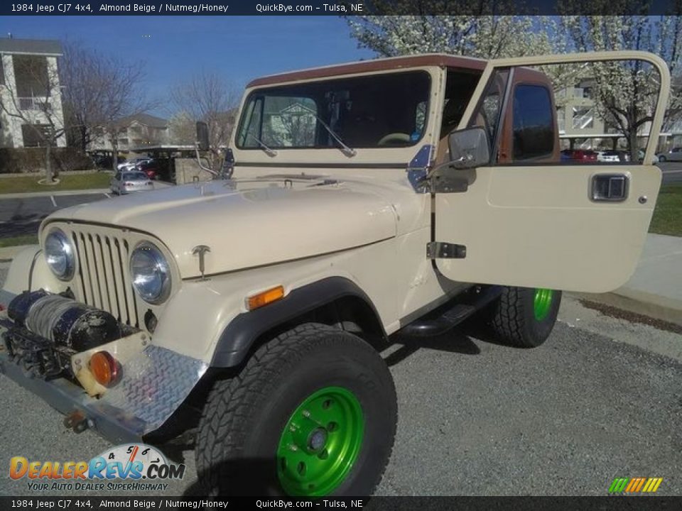 Front 3/4 View of 1984 Jeep CJ7 4x4 Photo #1