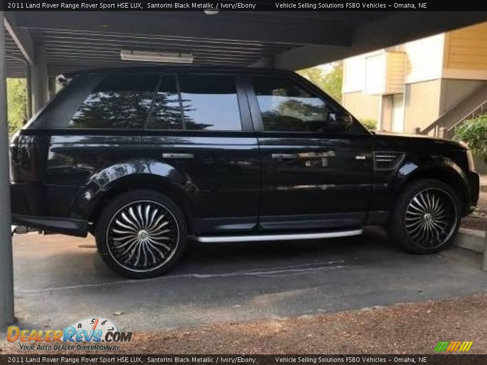 2011 Land Rover Range Rover Sport HSE LUX Santorini Black Metallic / Ivory/Ebony Photo #1