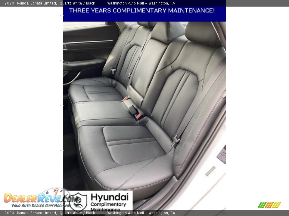 2020 Hyundai Sonata Limited Quartz White / Black Photo #19