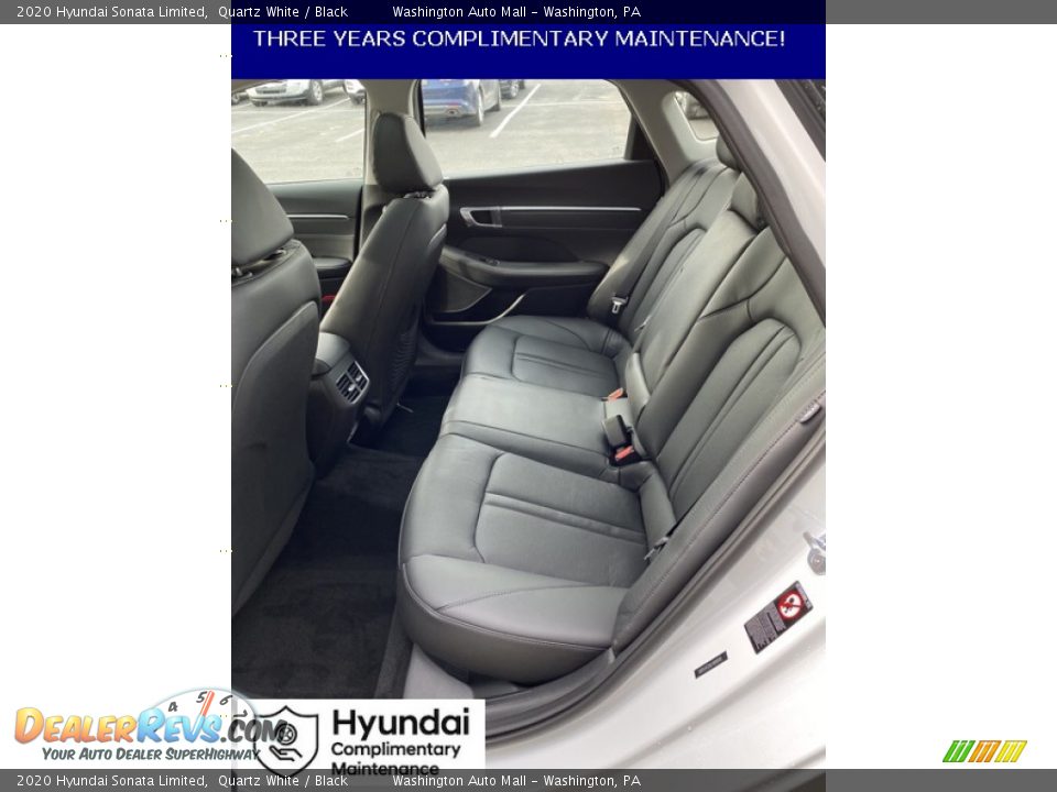 2020 Hyundai Sonata Limited Quartz White / Black Photo #20