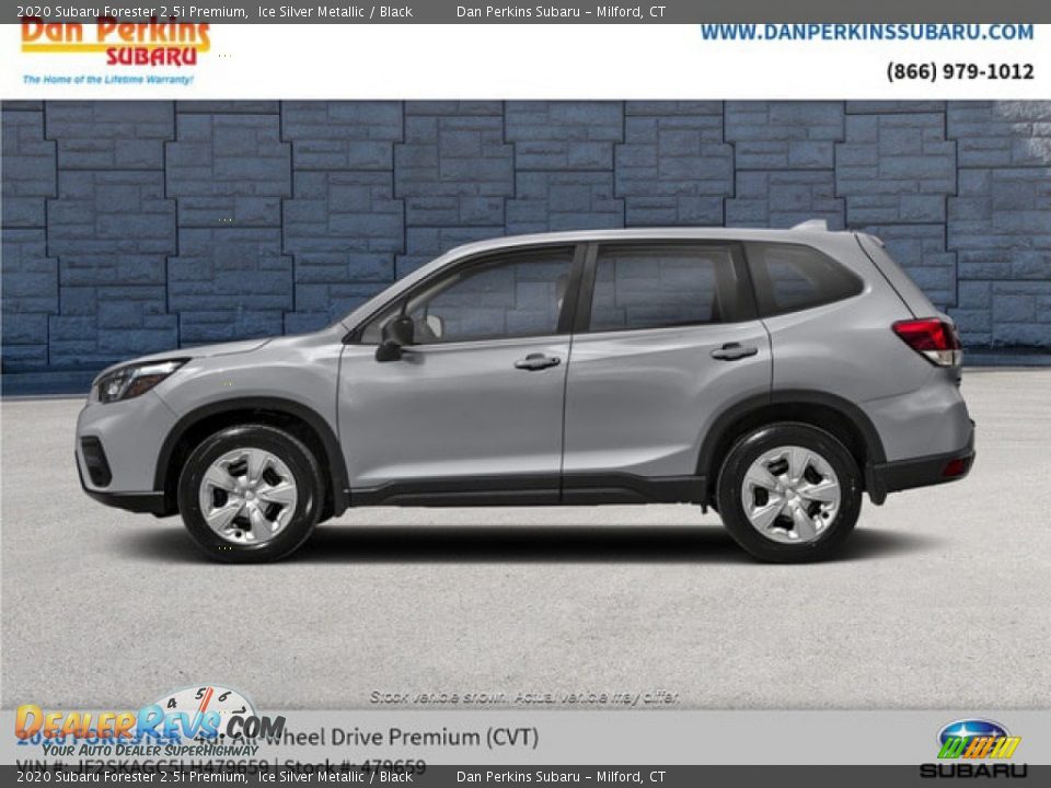 2020 Subaru Forester 2.5i Premium Ice Silver Metallic / Black Photo #2