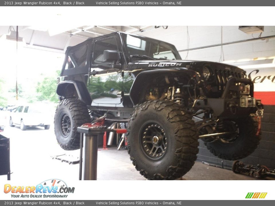 2013 Jeep Wrangler Rubicon 4x4 Black / Black Photo #3