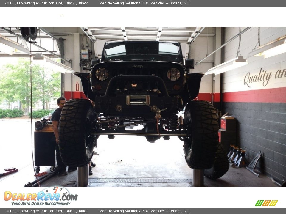 2013 Jeep Wrangler Rubicon 4x4 Black / Black Photo #4