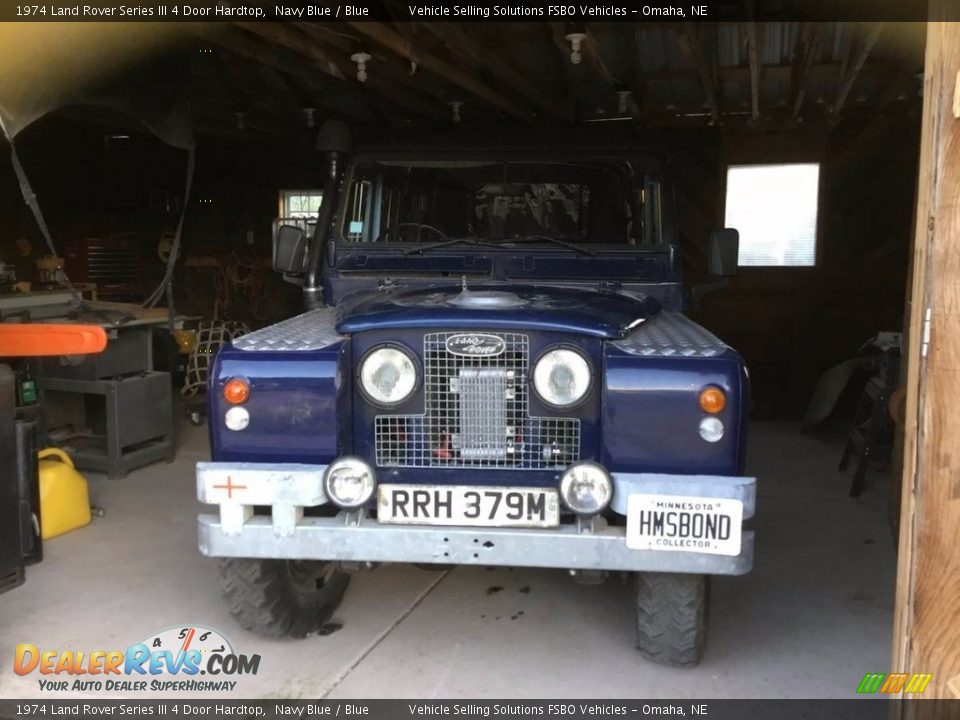 1974 Land Rover Series III 4 Door Hardtop Navy Blue / Blue Photo #2