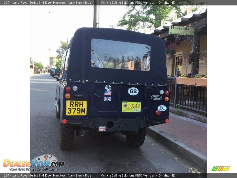 1974 Land Rover Series III 4 Door Hardtop Navy Blue / Blue Photo #4