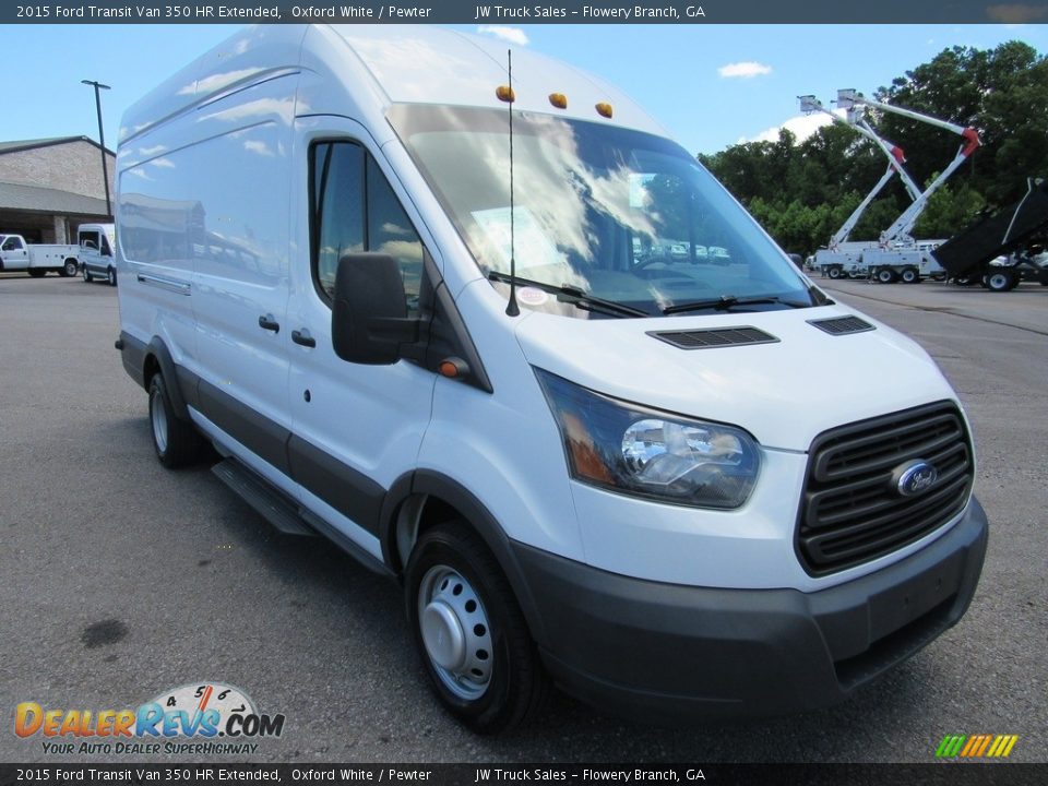 Front 3/4 View of 2015 Ford Transit Van 350 HR Extended Photo #7
