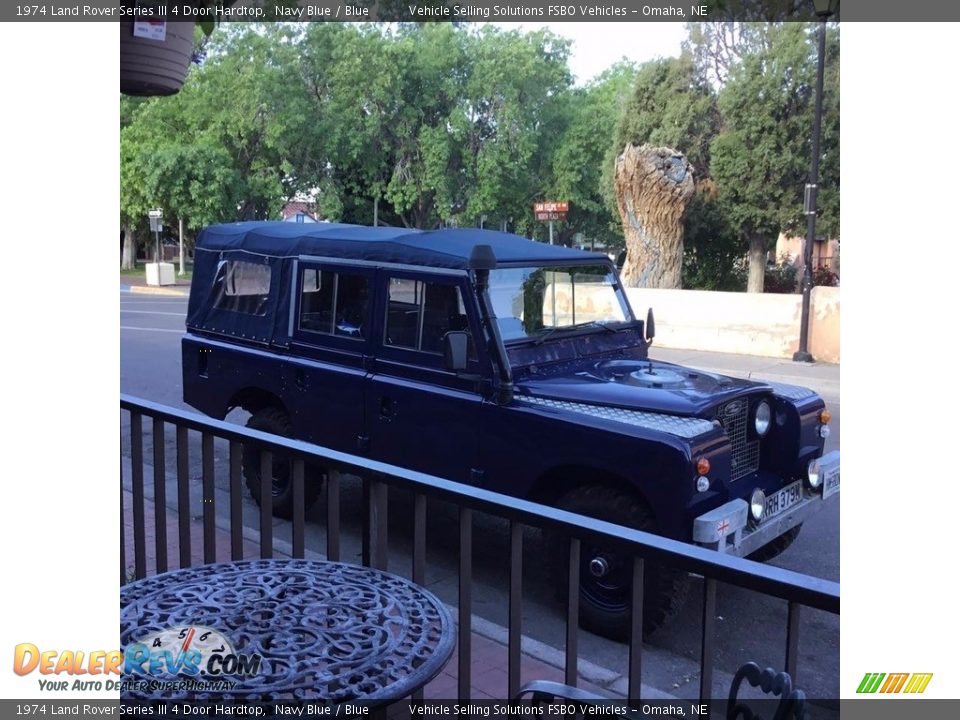 Navy Blue 1974 Land Rover Series III 4 Door Hardtop Photo #17