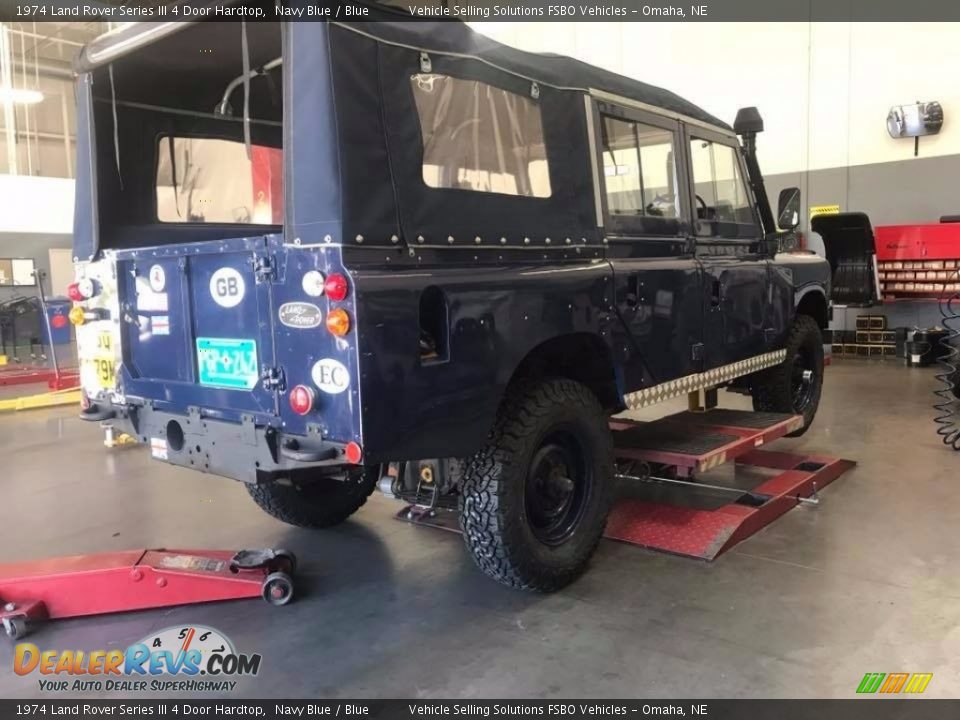 1974 Land Rover Series III 4 Door Hardtop Navy Blue / Blue Photo #18