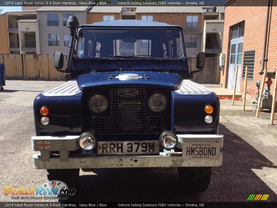 1974 Land Rover Series III 4 Door Hardtop Navy Blue / Blue Photo #19