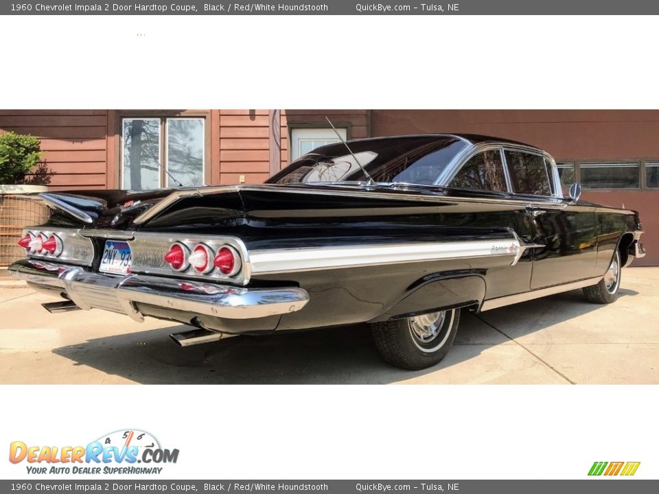 1960 Chevrolet Impala 2 Door Hardtop Coupe Black / Red/White Houndstooth Photo #1