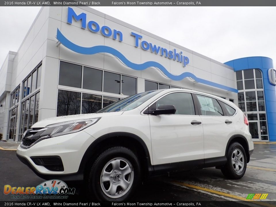 2016 Honda CR-V LX AWD White Diamond Pearl / Black Photo #1