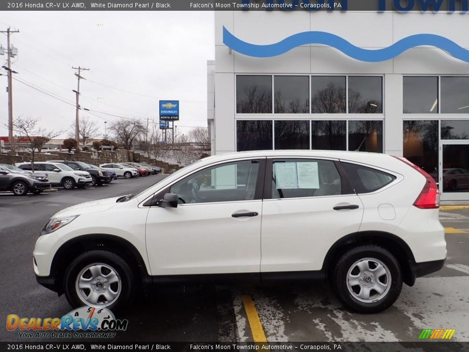 2016 Honda CR-V LX AWD White Diamond Pearl / Black Photo #2