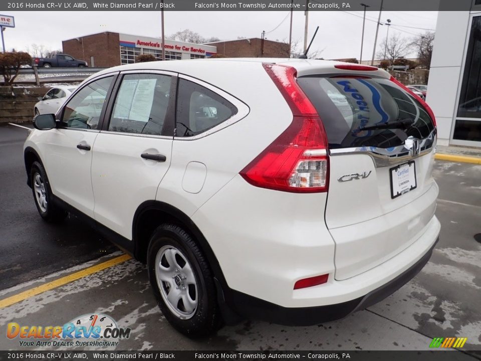 2016 Honda CR-V LX AWD White Diamond Pearl / Black Photo #3