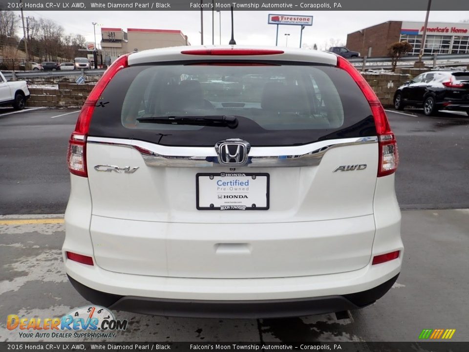 2016 Honda CR-V LX AWD White Diamond Pearl / Black Photo #4