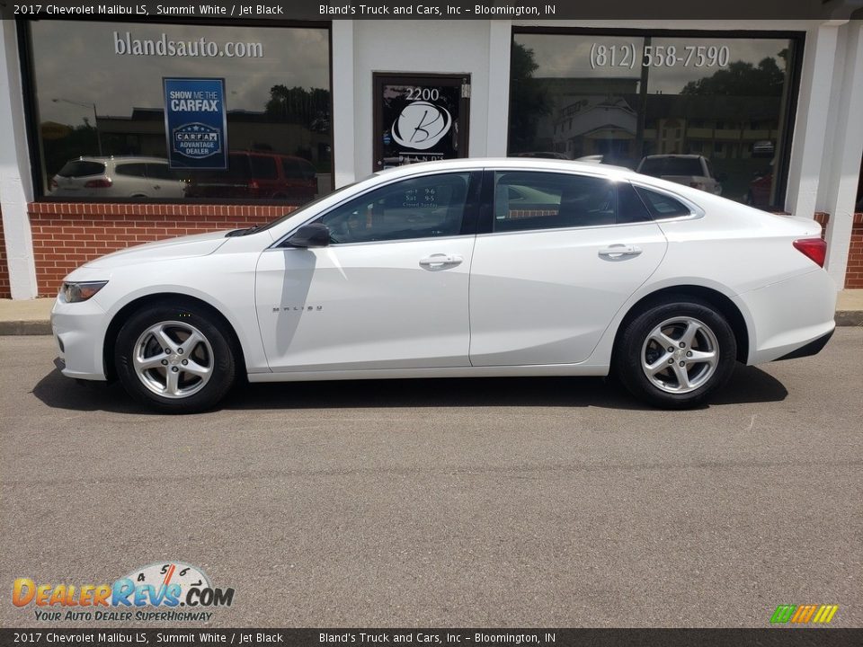 2017 Chevrolet Malibu LS Summit White / Jet Black Photo #1