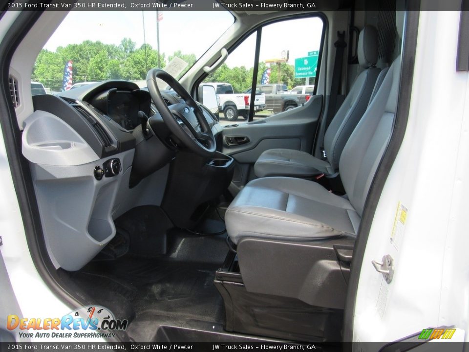 Front Seat of 2015 Ford Transit Van 350 HR Extended Photo #28