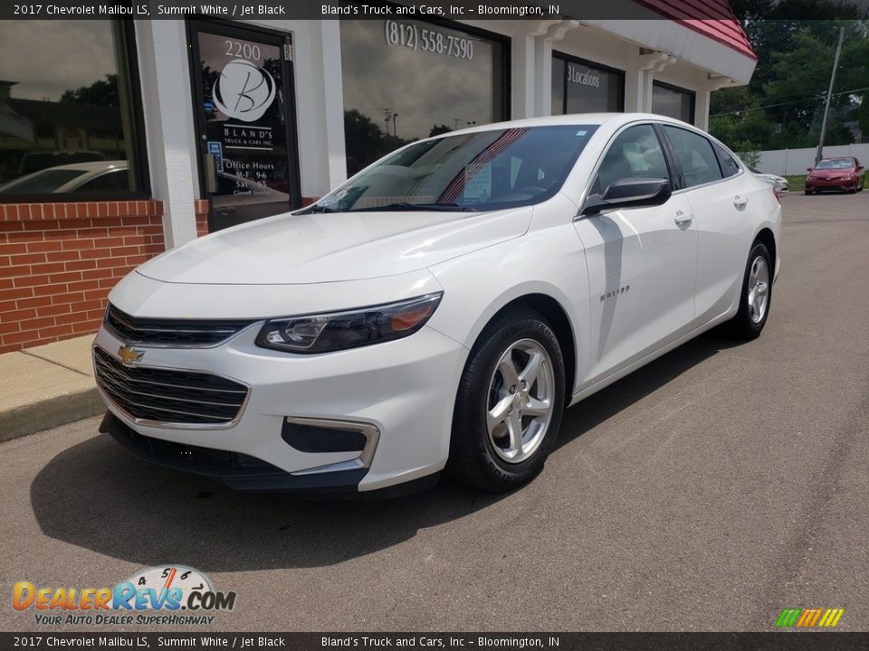 2017 Chevrolet Malibu LS Summit White / Jet Black Photo #2