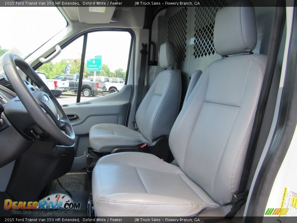 Front Seat of 2015 Ford Transit Van 350 HR Extended Photo #29