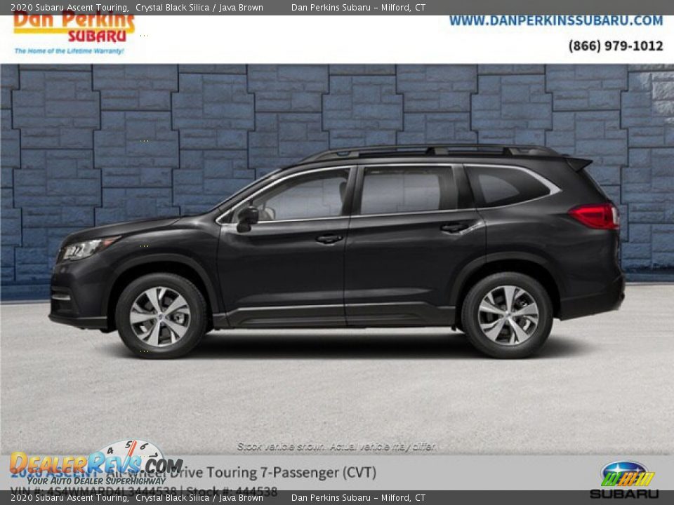 2020 Subaru Ascent Touring Crystal Black Silica / Java Brown Photo #2