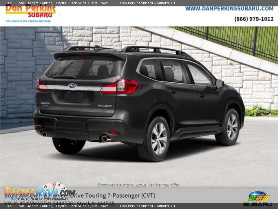 2020 Subaru Ascent Touring Crystal Black Silica / Java Brown Photo #3