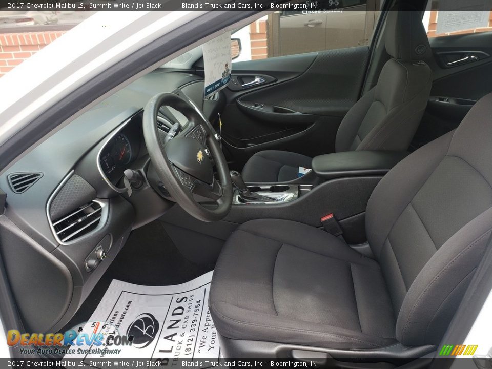 2017 Chevrolet Malibu LS Summit White / Jet Black Photo #6