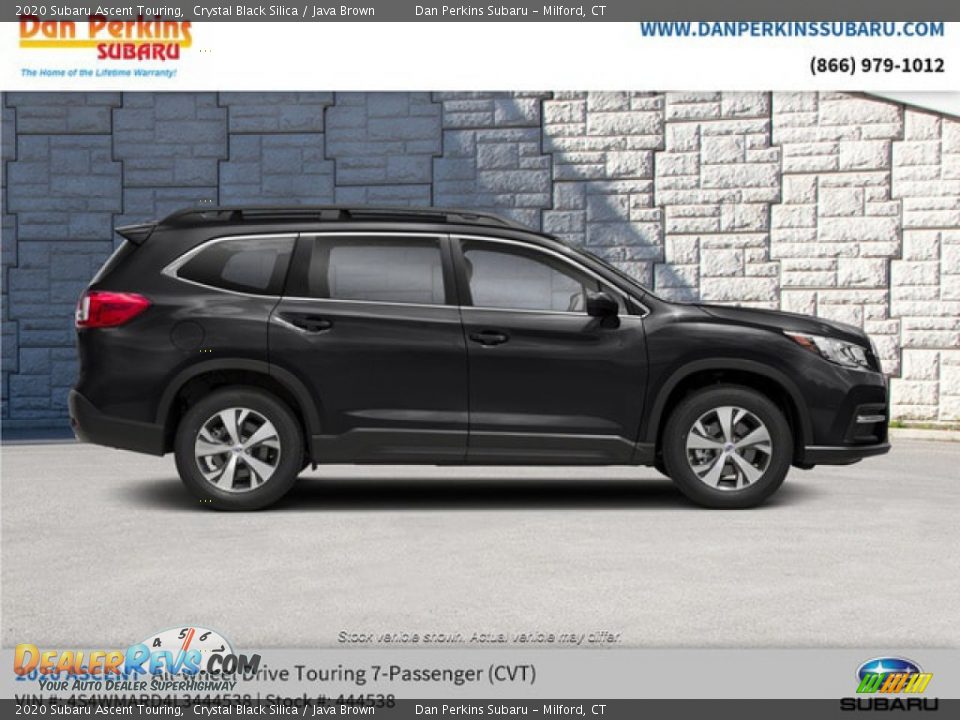 2020 Subaru Ascent Touring Crystal Black Silica / Java Brown Photo #5