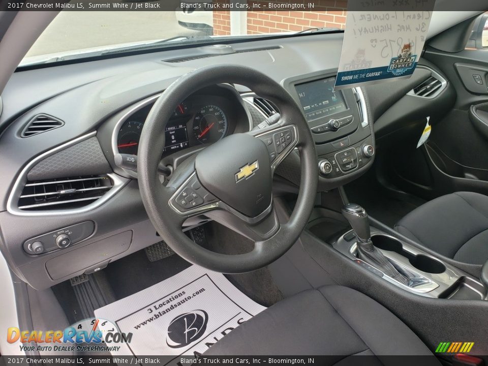 2017 Chevrolet Malibu LS Summit White / Jet Black Photo #7
