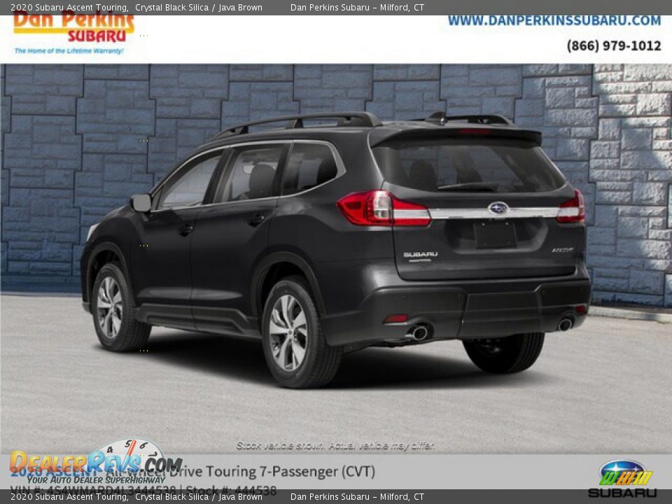 2020 Subaru Ascent Touring Crystal Black Silica / Java Brown Photo #6