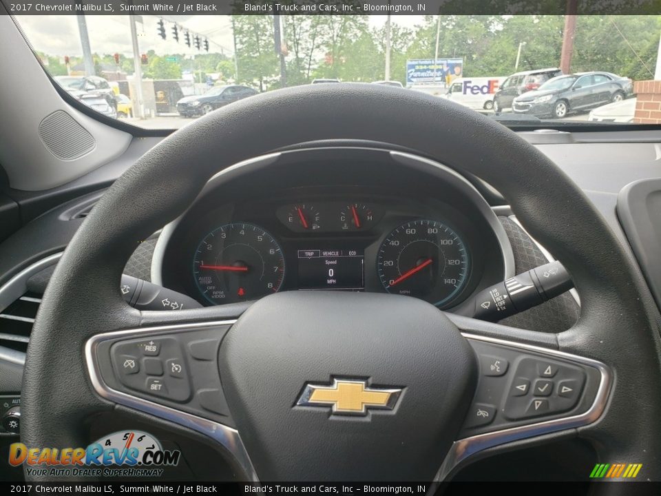 2017 Chevrolet Malibu LS Summit White / Jet Black Photo #9