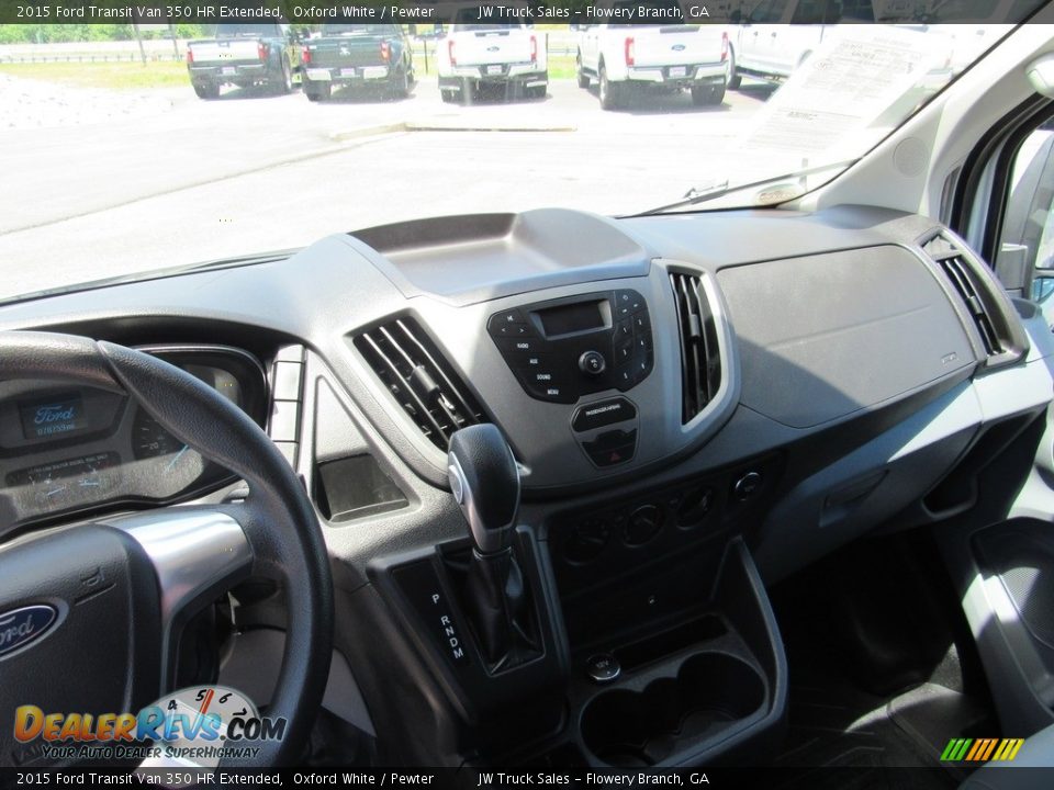 2015 Ford Transit Van 350 HR Extended Oxford White / Pewter Photo #36