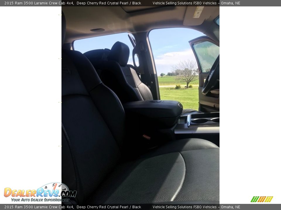 2015 Ram 3500 Laramie Crew Cab 4x4 Deep Cherry Red Crystal Pearl / Black Photo #11