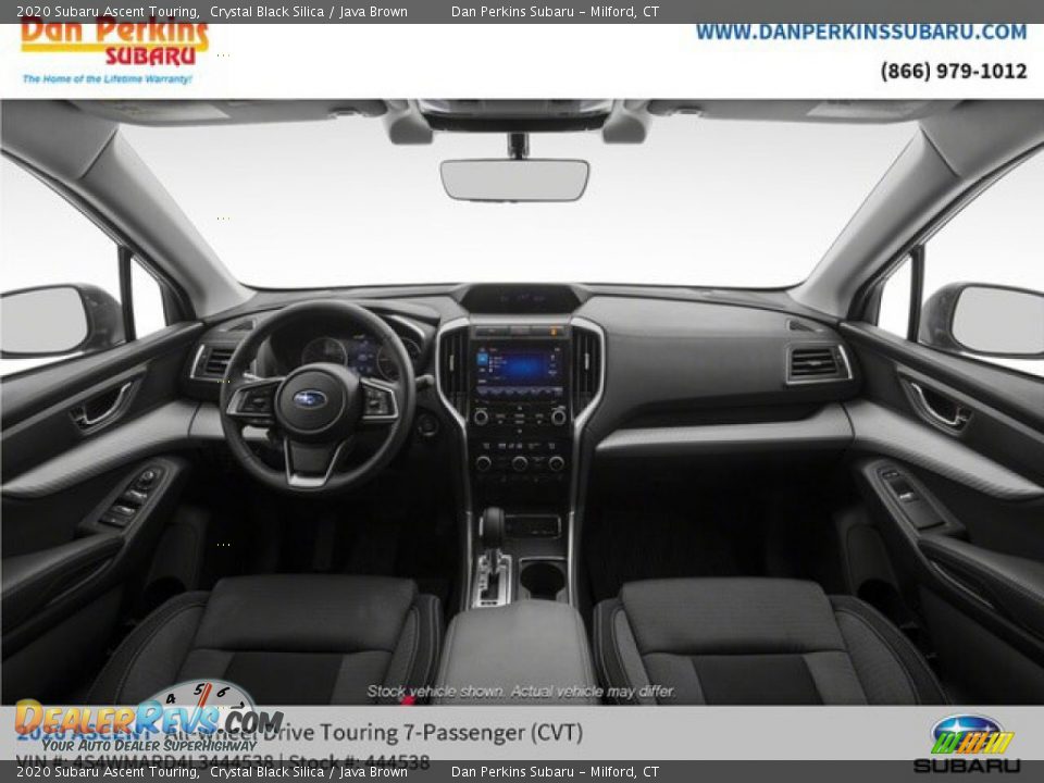 2020 Subaru Ascent Touring Crystal Black Silica / Java Brown Photo #10