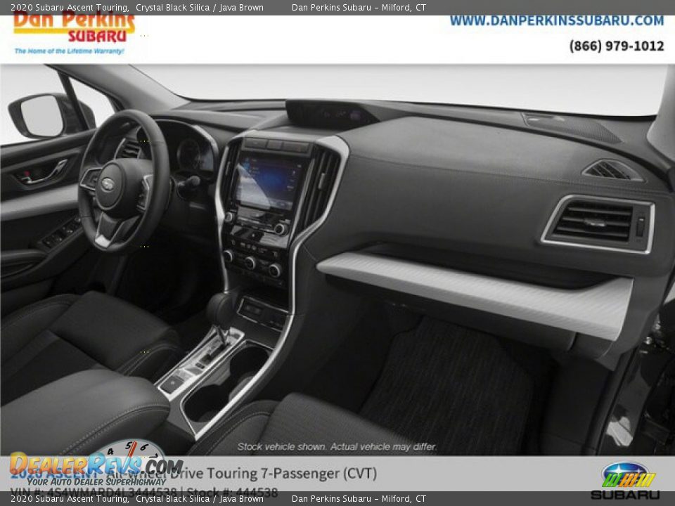2020 Subaru Ascent Touring Crystal Black Silica / Java Brown Photo #14