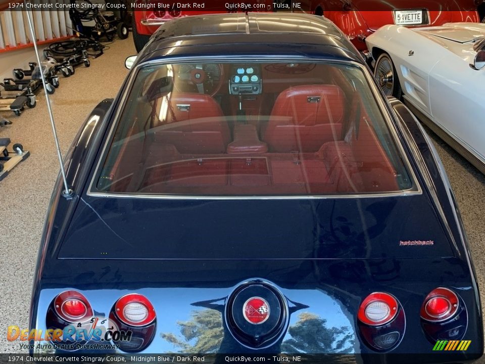 1974 Chevrolet Corvette Stingray Coupe Midnight Blue / Dark Red Photo #8