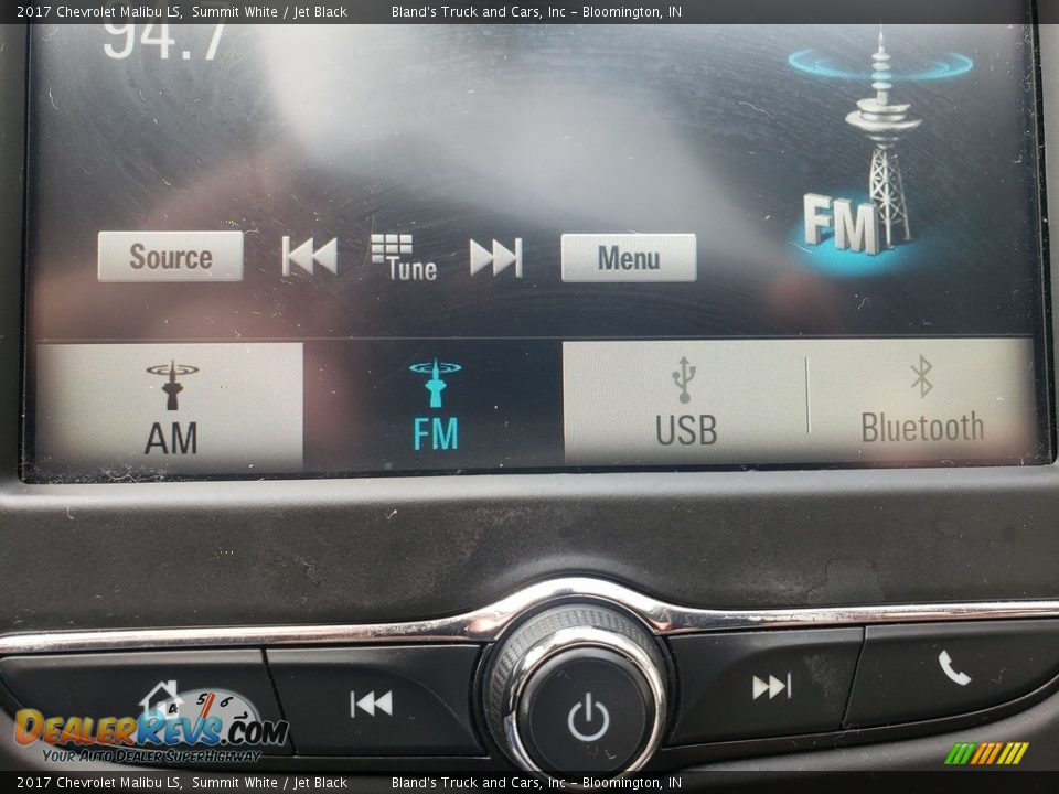 2017 Chevrolet Malibu LS Summit White / Jet Black Photo #16