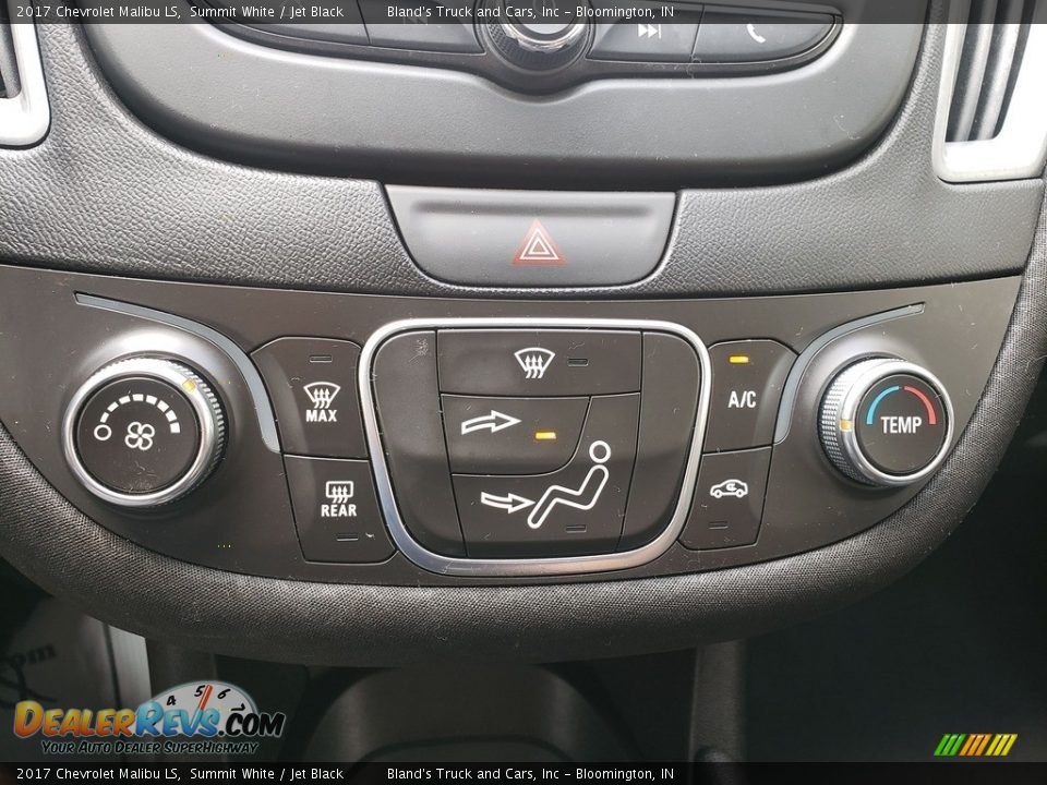 2017 Chevrolet Malibu LS Summit White / Jet Black Photo #17