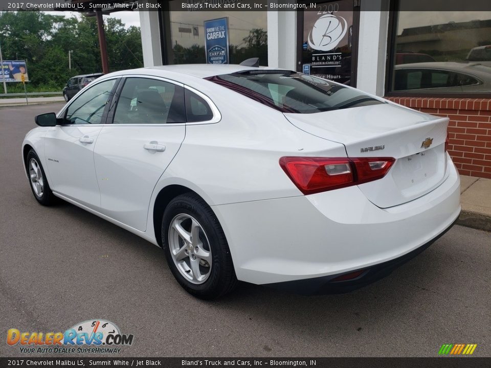 2017 Chevrolet Malibu LS Summit White / Jet Black Photo #25