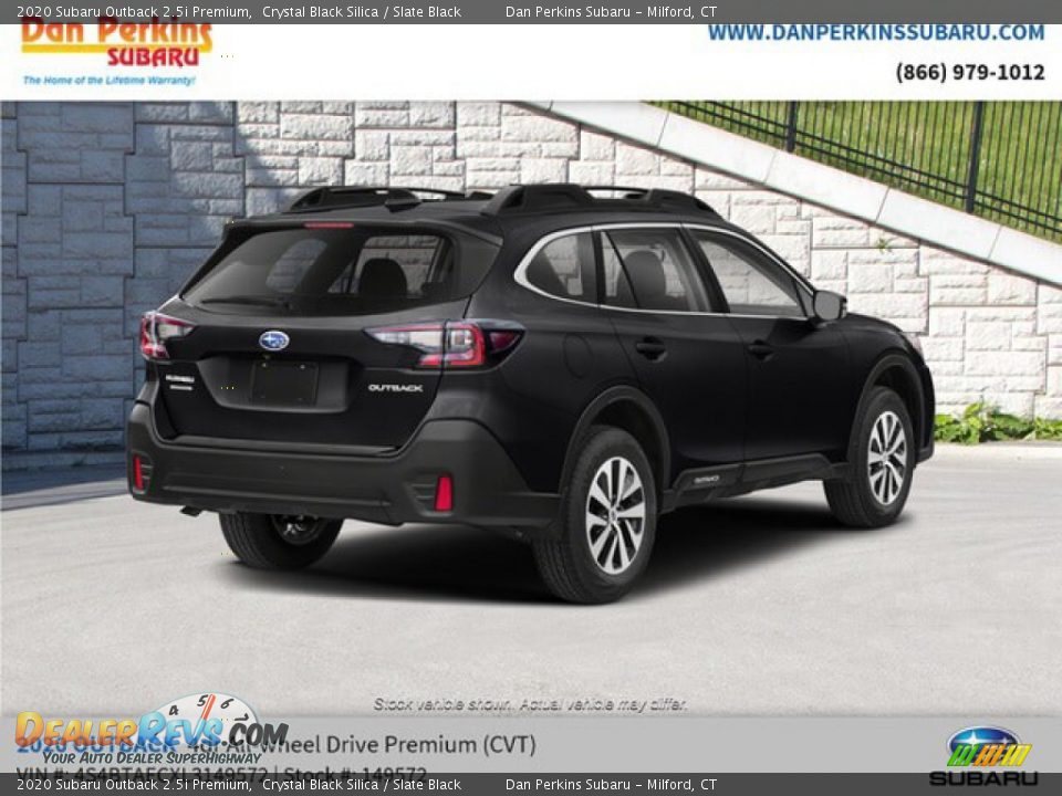 2020 Subaru Outback 2.5i Premium Crystal Black Silica / Slate Black Photo #3