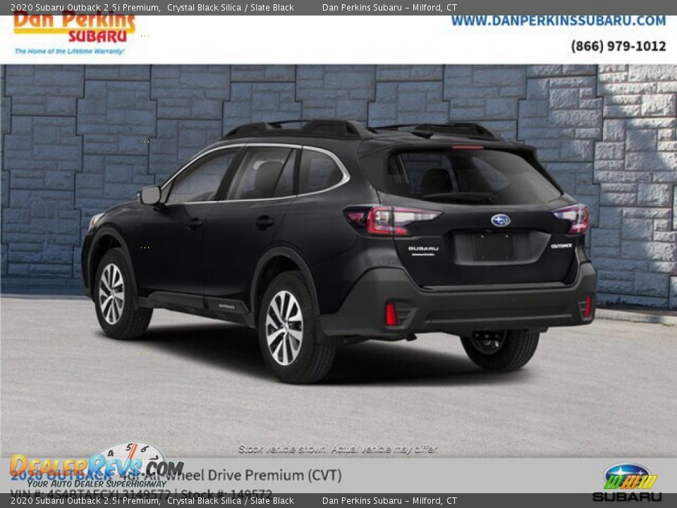 2020 Subaru Outback 2.5i Premium Crystal Black Silica / Slate Black Photo #6